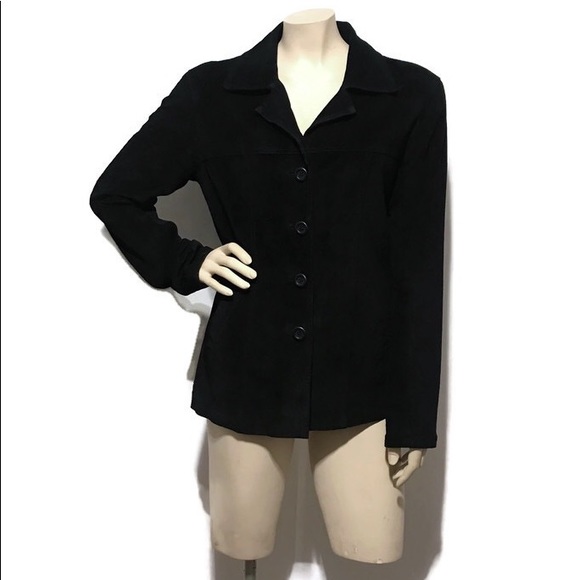 Charlotte Russe Black Leather Jacket Size Small - Picture 5 of 7